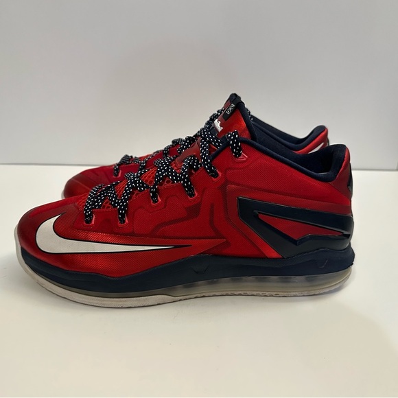 Nike Max LeBron 11 Low "Independence Day" Special Edition | 642849-614 Size 10 - Picture 3 of 12